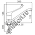 Смеситель для кухни ТЕПЛОХОД 202021